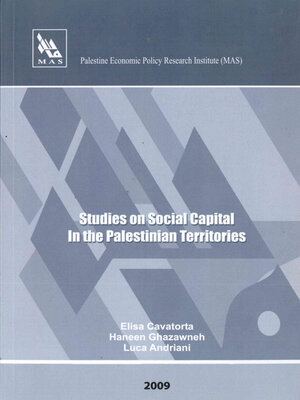 cover image of Studies on Social Capital in the Palestinian Territories
